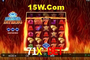 Interface moderna da plataforma 71X Bet